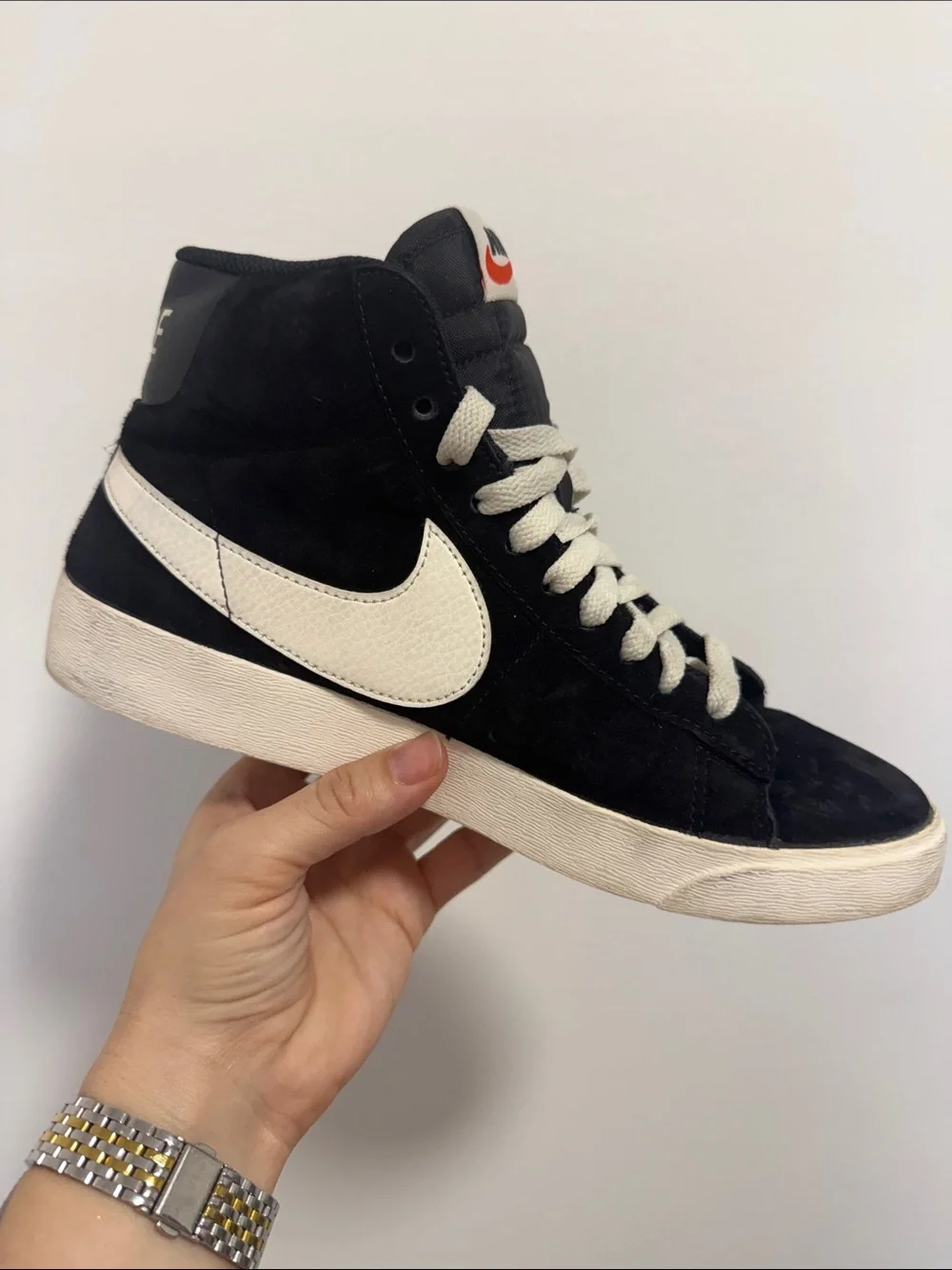 Nike Black & White High-Top Sneaker